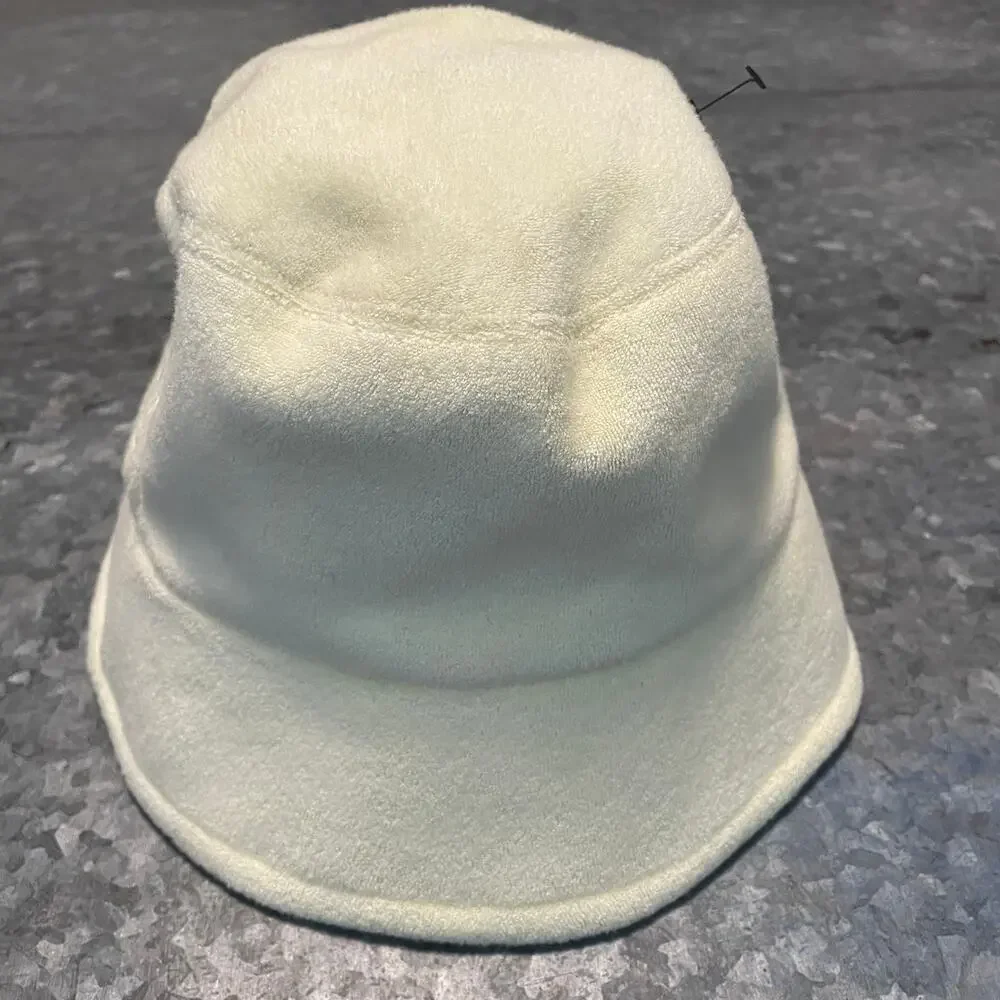 NEW UGG Womens Terry Cloth Bucket Hat L/XL Honeycomb Soft Yellow Logo - Picture 6 of 14